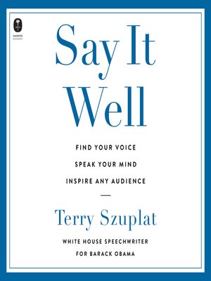 cover image of Say It Well